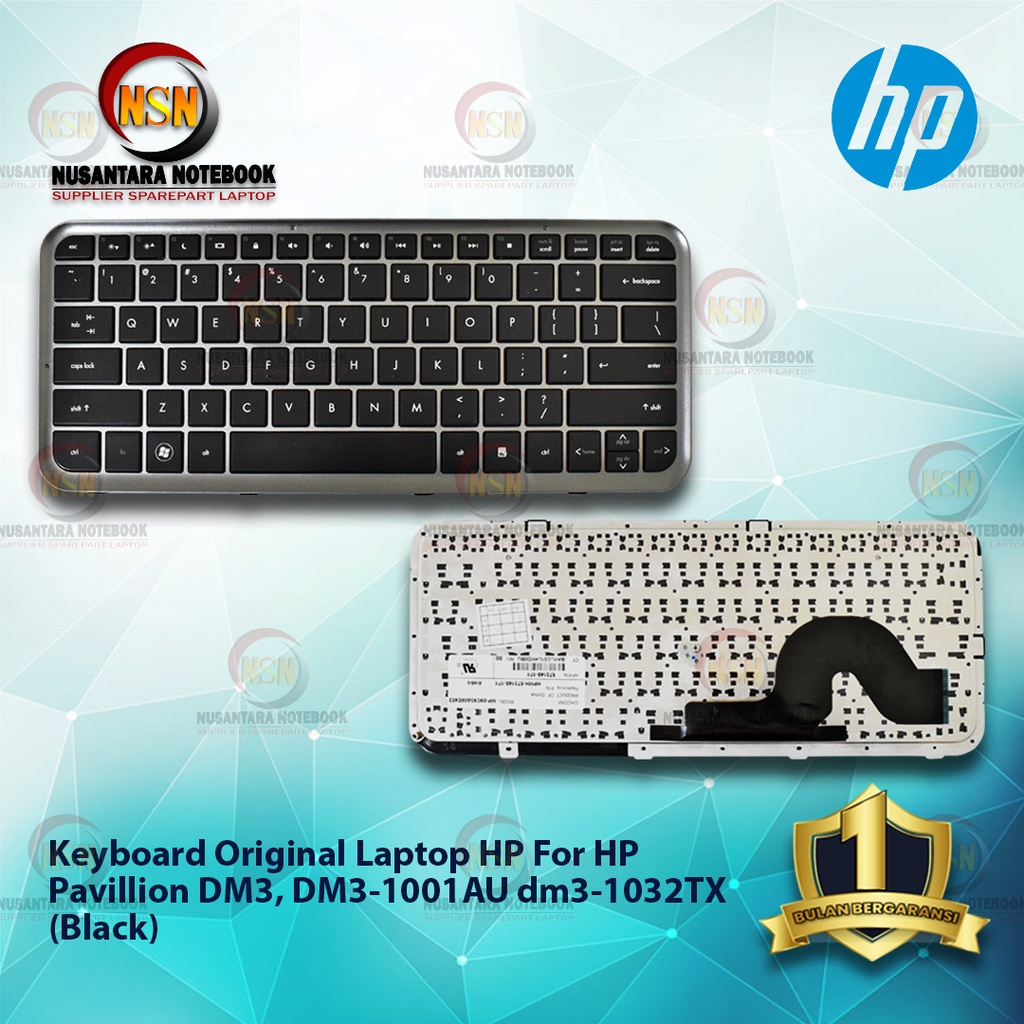 Keyboard Original Laptop HP Pavillion DM3, dm3-1001AU dm3-1032TX / 580687-00