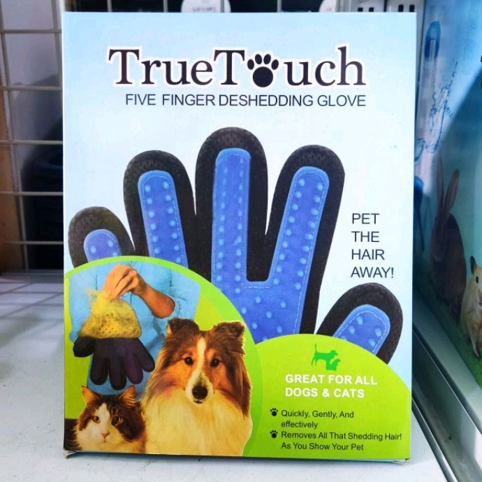 Sarung Tangan Sisir True Touch Pet Glove Kucing &amp; anjing