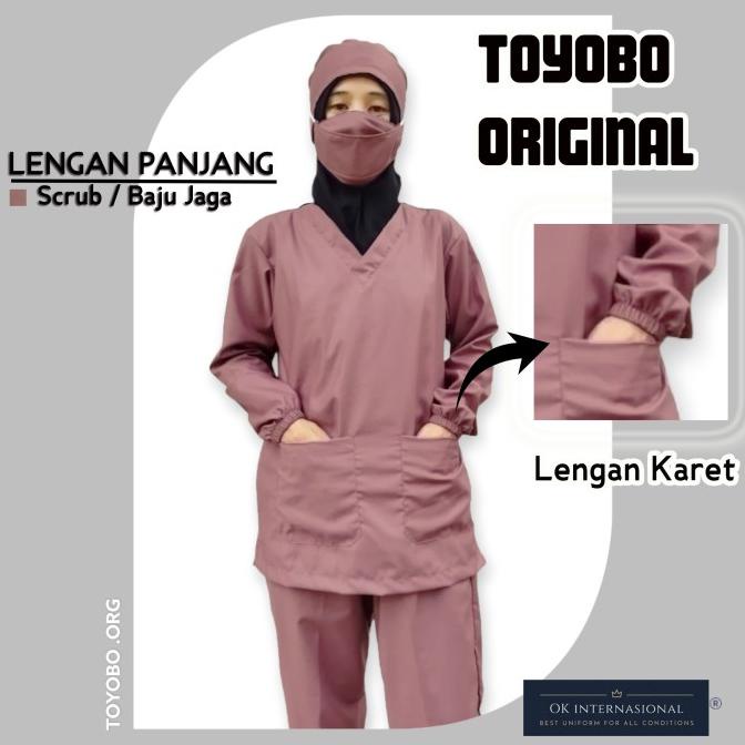 BAJU OK LENGAN PANJANG KARET / BAJU OKA / BAJU JAGA / Toyobo ORIGINAL - XS, Milo