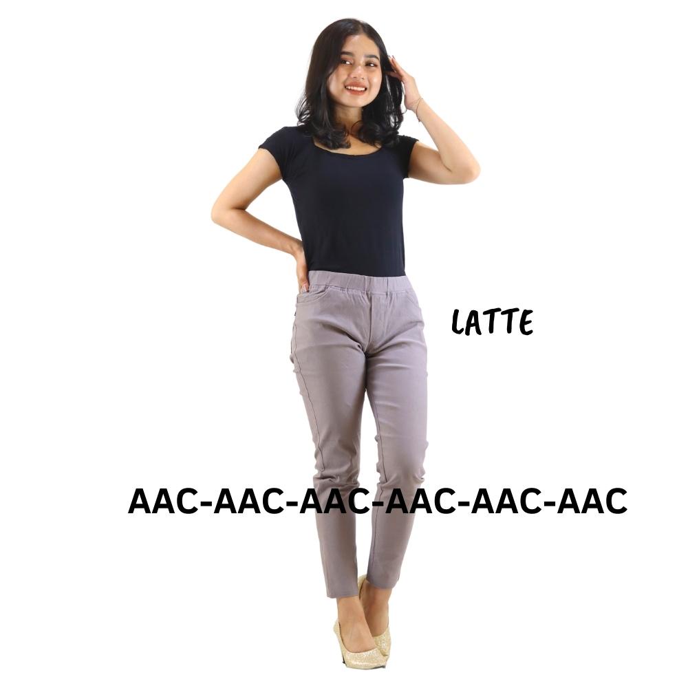 AAC Celana Chino Wanita Bahan Melar Elastis Elizabeth Pants