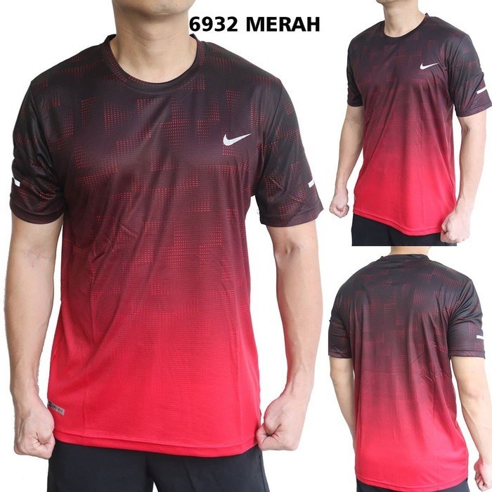 BAJU TRAINING NIKE 6932 PAKAIAN COWOK PRIA GOWES SEPEDA LARI FITNESS ONGKIR NOL