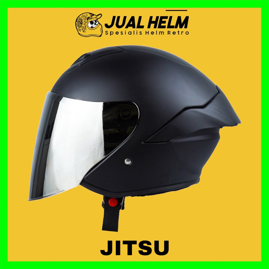 HELM JITSU JS1 SERIES SOLID BLACK DOFF