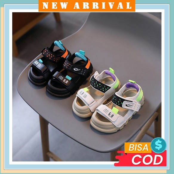 Miiso Sandal Jelly Anak Utuk Cewek 4-10 Tahun Slop Wanita Santai Lembut Flip Flop Non Slip Nyaman Sa