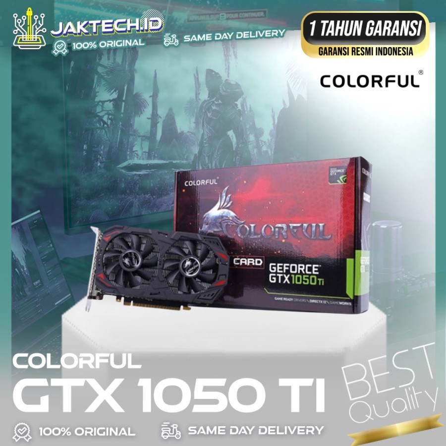 VGA Colorful Geforce GTX 1050 Ti 4 GB GDDR5