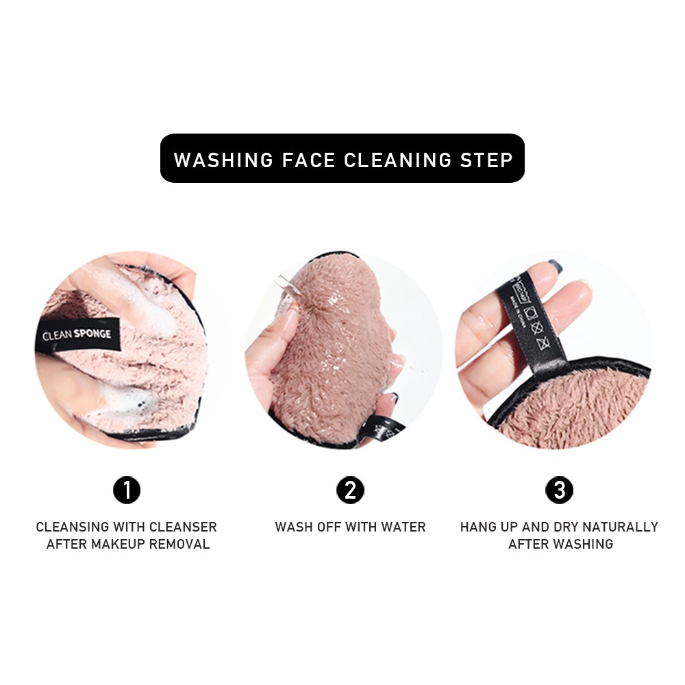 MAANGE Makeup Remover Pad Puff Penghilang Pembersih Wajah | Pengiriman Cepat Makeup Alat Lengkap Penghilang Pembersih Wa