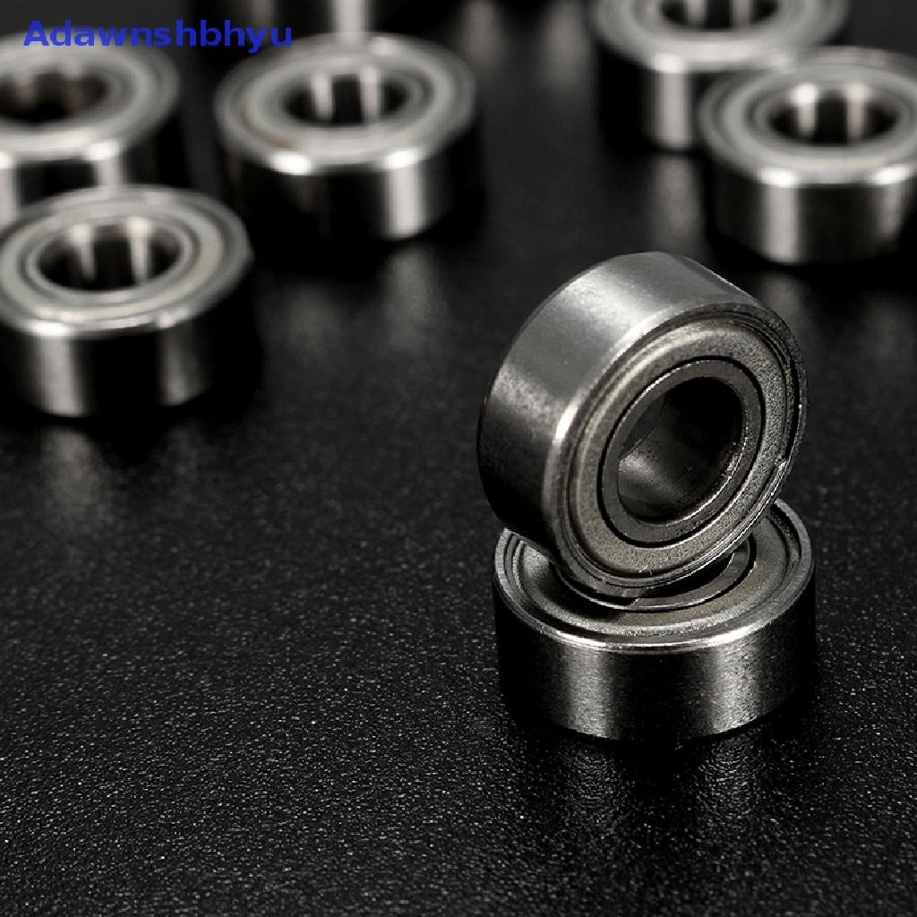 Adhyu 10Pc 686ZZ 6x13x5mm Miniatur Ball Bearing 6 * 13 * 5mm Metal Terlindung Mini Bearing ID