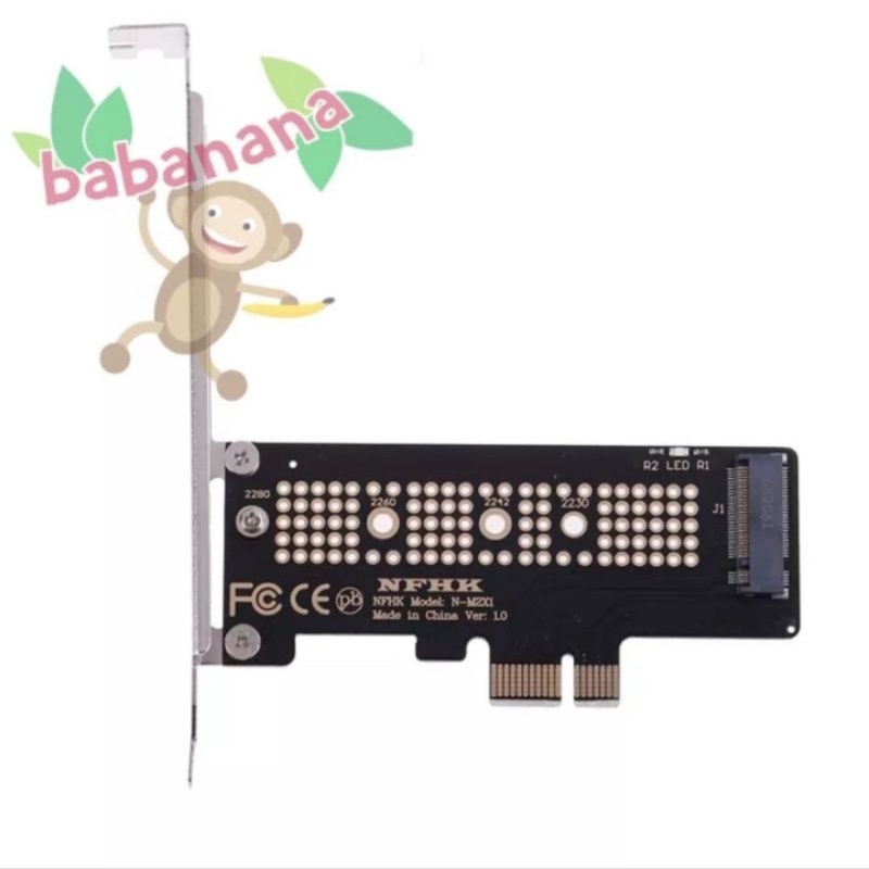 PCIE 1x to nvme adapter converter ssd pci express x1 long bracket