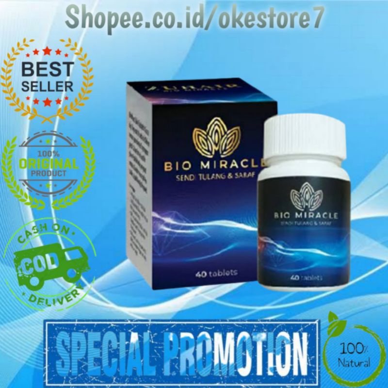 BIO MIRACLE HERBAL ASLI - OBAT UNTUK SENDI , TULANG , DAN SARAF - BIO MIRACLE RADANG SENDI ORIGINAL