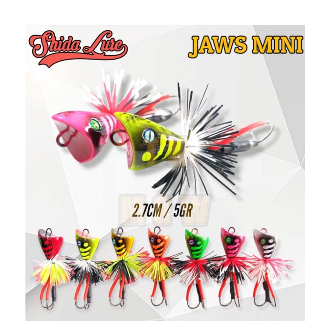 Umpan Casting Toman / Gabus Jump Frog Shida Jaws Mini