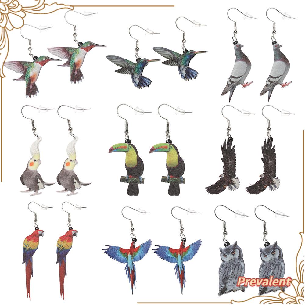 Preva Anting Burung Anting Novelty Nuri Akrilik Earbob