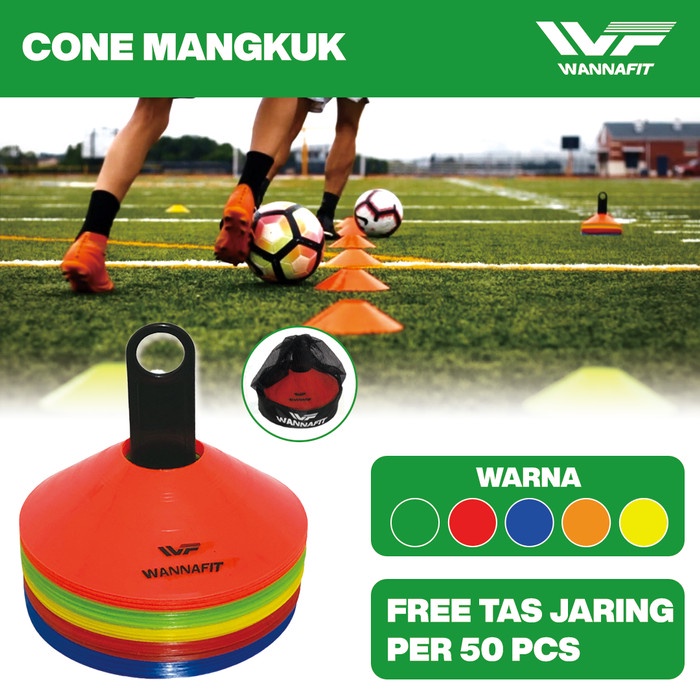 TERBARU Cone Mangkuk Alat Olahraga Latihan Kun Ma1ngkok Marker Sports 005-