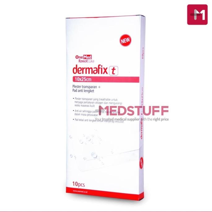 Dermafix T Plester Luka Transparan Anti Air 10x25 cm