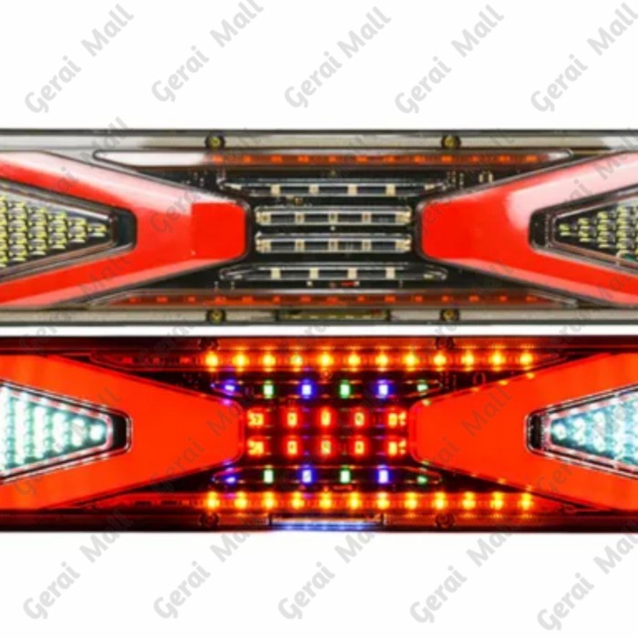 Stoplamp truk canter model transformer (tanpa segitiga) 46 cm 24 V