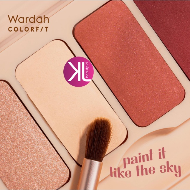 BARU Wardah Colorfit Quad Eye Palette - Eyeshadow 4 in 1