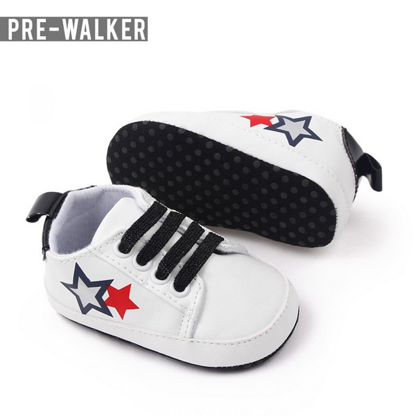 Sepatu Bayi Laki Laki Sol Karet Anti Slip - Sepatu Prewalker Baby S1266