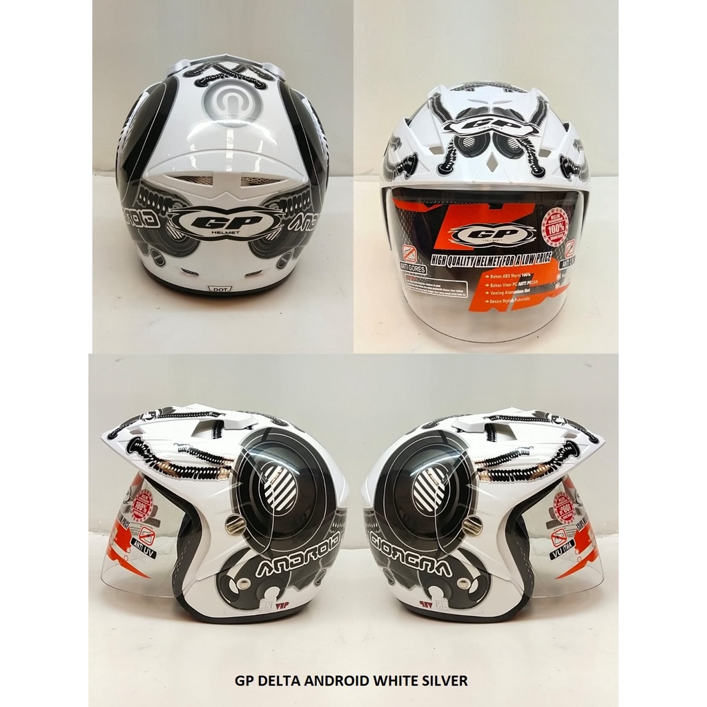HELM SNI GP DELTA SOLID - HELM HALF FACE - GP DELTA SERIES