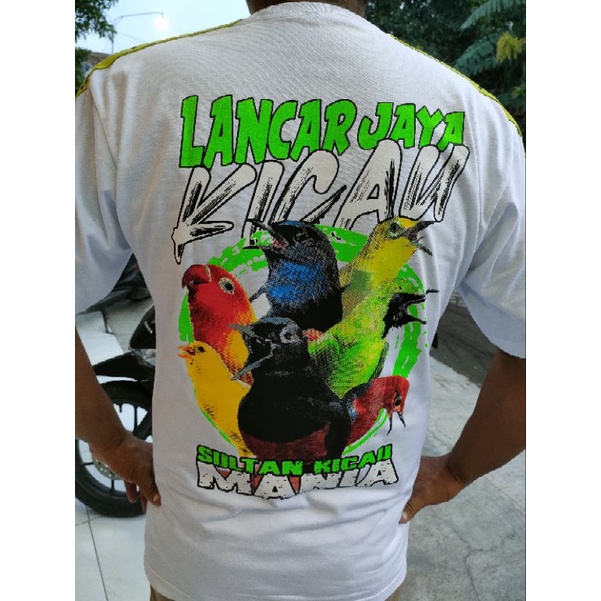 kaos oblong pecinta burung kicau mania nusantara