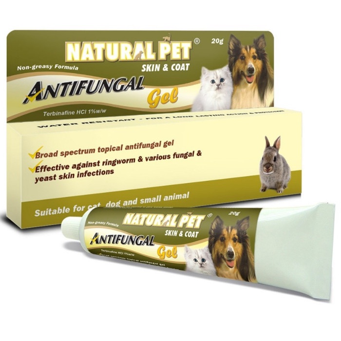 Natural Pet Skin &amp; Coat Antifungal Gel 20 Gr / Obat Jamur (NAT-188)