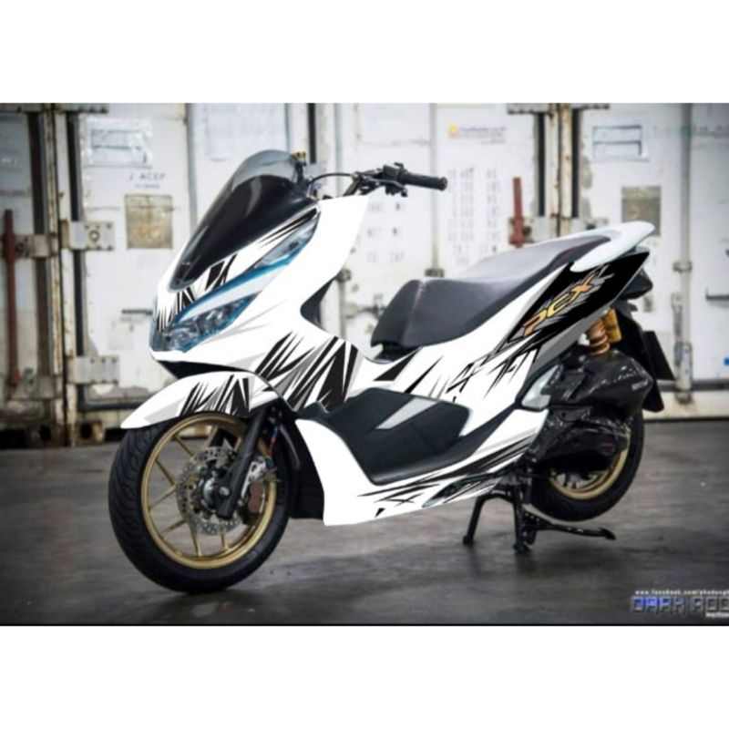 Sticker Decal Variasi untuk motor Honda PCX 150 cc Full body, Bisa ganti warna sesuai permintaan