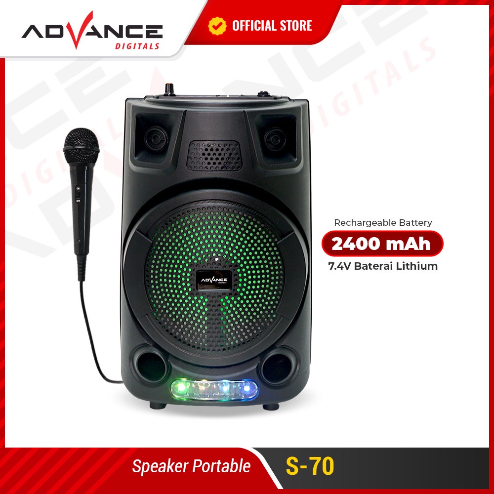 Advance Speaker K 881N Dua Salon AKtif Subwoofer Untuk Karoke