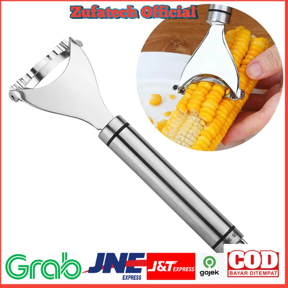 TUUTH Alat Pengupas Biji Jagung Corn Stripper Peeler Blade Cutter - QMQ210 - Silver