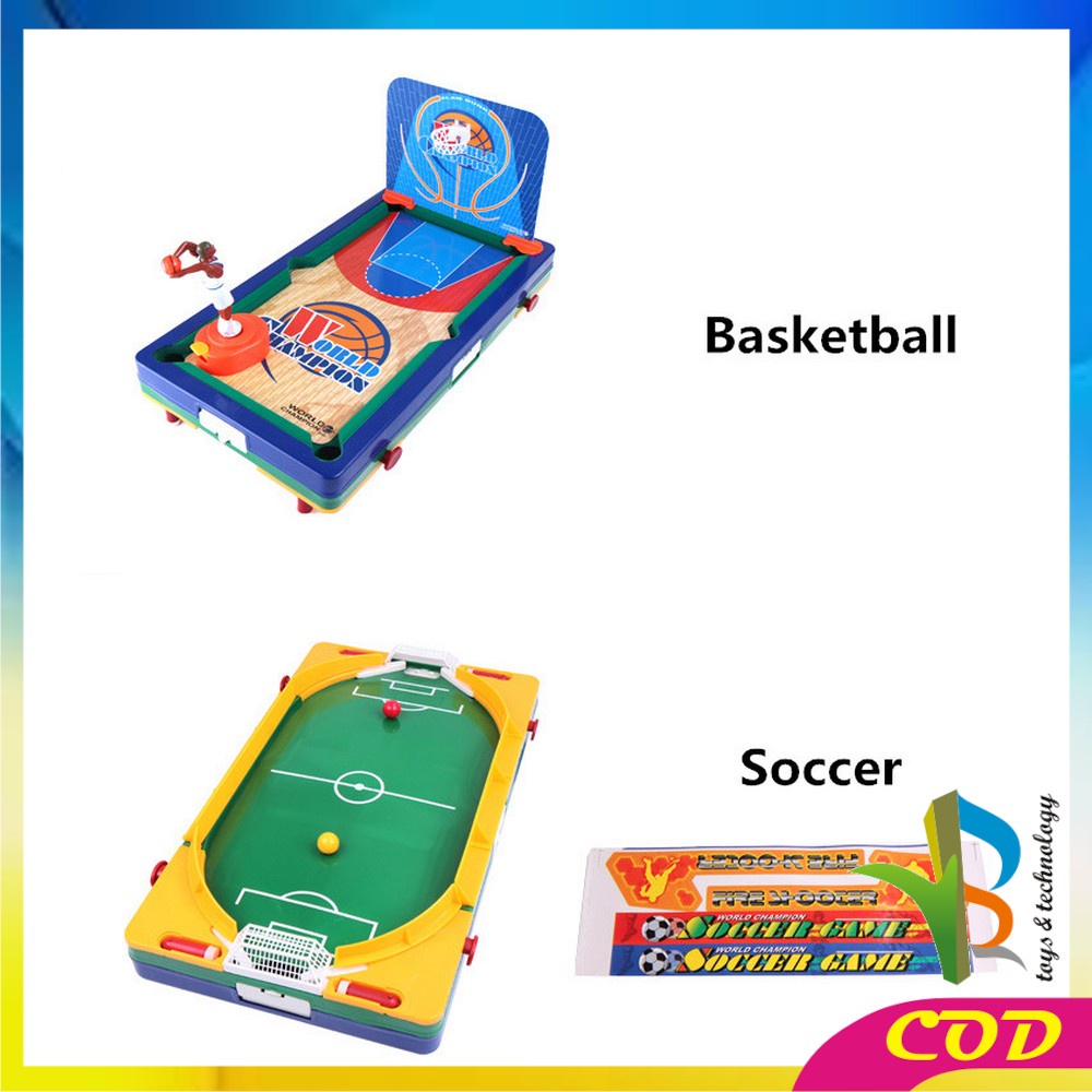 RB-M54 Mainan Anak Laki Laki Game Meja Billiard Multifungsi 6in1 Bola Kaki Bowling Bola Basket Golf