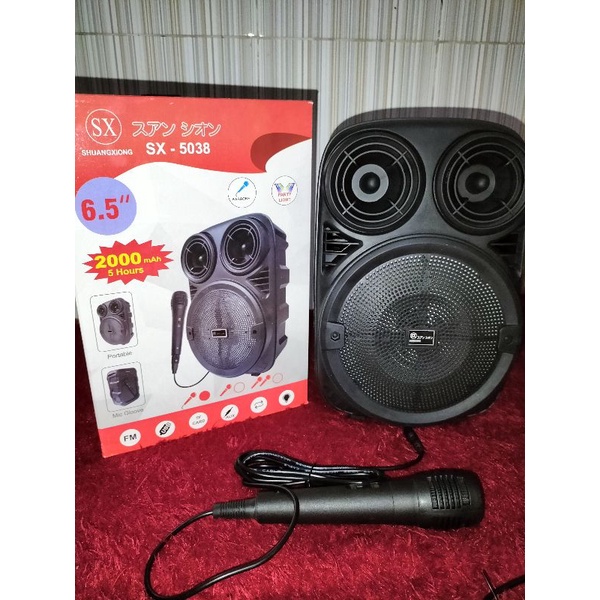 (PROMO) Speaker Bluetooth FREE MIX SX-5038  SX-5039/ Speaker Bluetooth Extra Bass / Speaker Bluetooth Jumbo