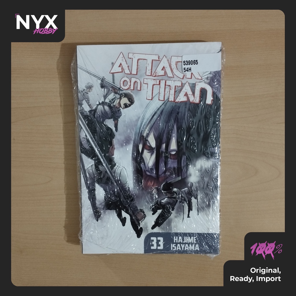 Attack on Titan (Shingeki no Kyojin) Manga Komik English Import Volume 33