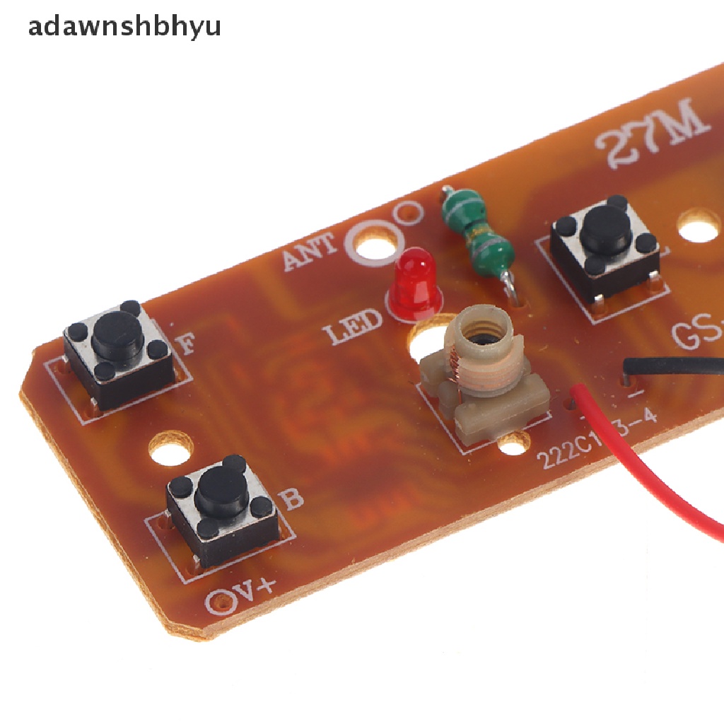 Adawnshbhyu 4CH RC Remote Control 27MHz Sirkuit PCB Transmitter Receiver Board Sistem Radio Untuk RC Mobil ID