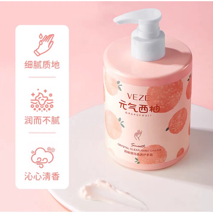 LM-FZ82102/FZ82119 Veze Krim Tangan Smooth Kristal Clear Hand Cream Peachtime Grapefruit