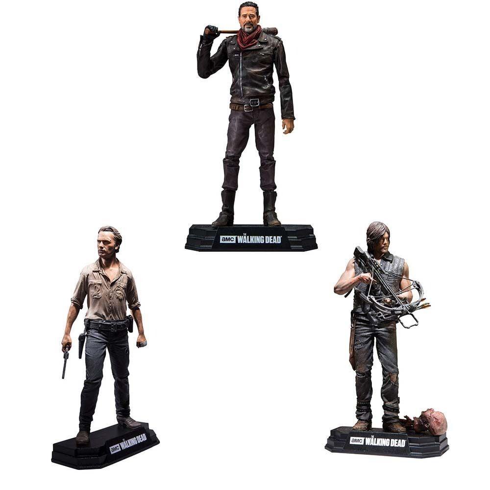 Mxbeauty Action Figure Movie Negan Anak Hadiah Film The Walking Dead Model Mainan Anime Peripheral Rick Terror Zombies Film Karakter Model Koleksi