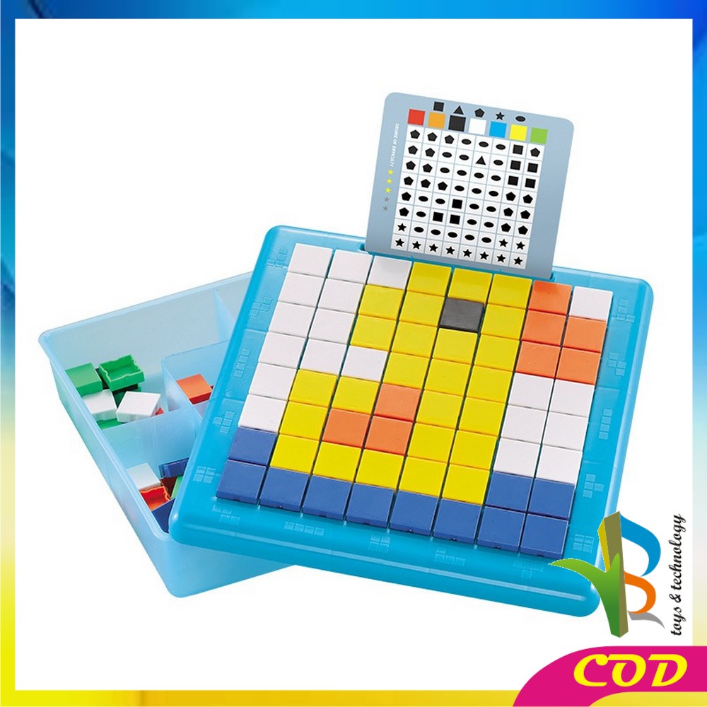 RB-M165 M166 M170 Mainan Edukasi Anak Puzzle Game Balok Susun / Memory Game Anak Melatih Daya Ingat