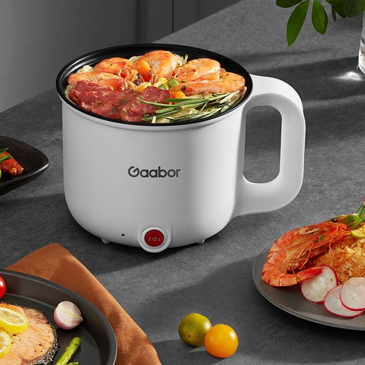 MALL Gaabor Panci Listrik 0,7 L Multifungsi-Panci Listrik Multifungsi Panci Elektrik Serbaguna /GR- 