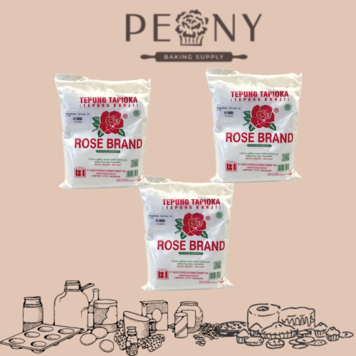 ROSE BRAND TEPUNG TAPIOKA 200 GRAM