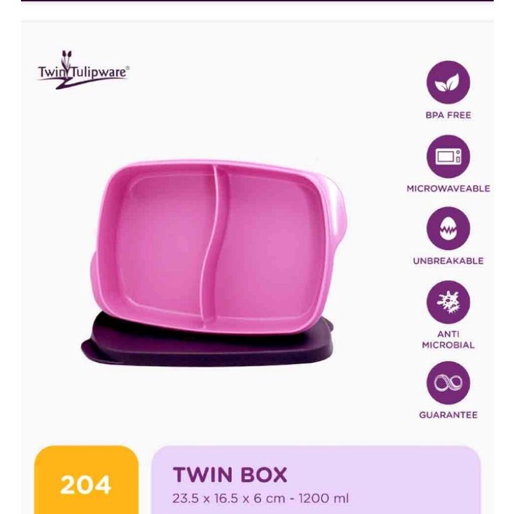 TWIN BOX TULIPWARE