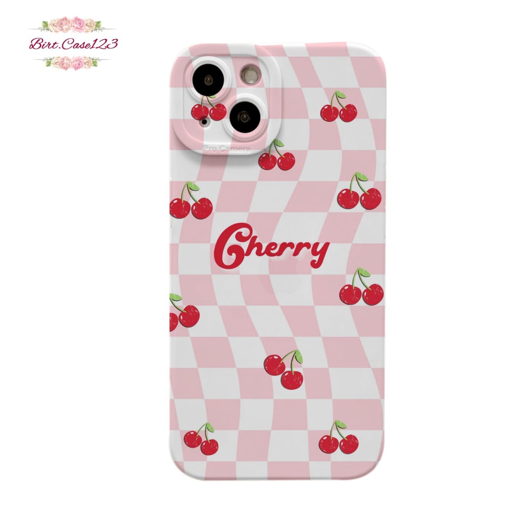 CUSTOM CASE SOFTCASE SILIKON PROCAMERA CHERRY CUSTOM OPPO REALME VIVO XIAOMI SAMSUNG INFINIX IPHONE FOR ALL TYPE BC6889