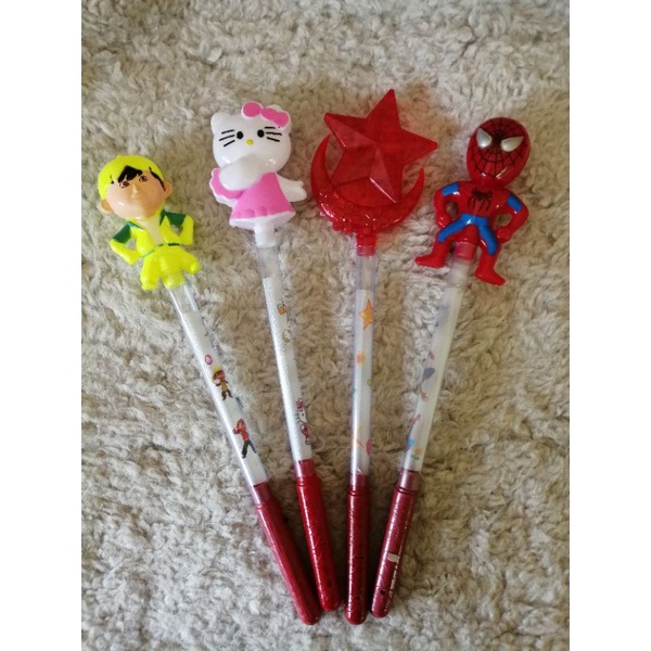 MAINAN STICK KARAKTER/MAINAN STICK LED LAMPU KARAKTER/TONGKAT SIHIR PERI KARAKTER LED