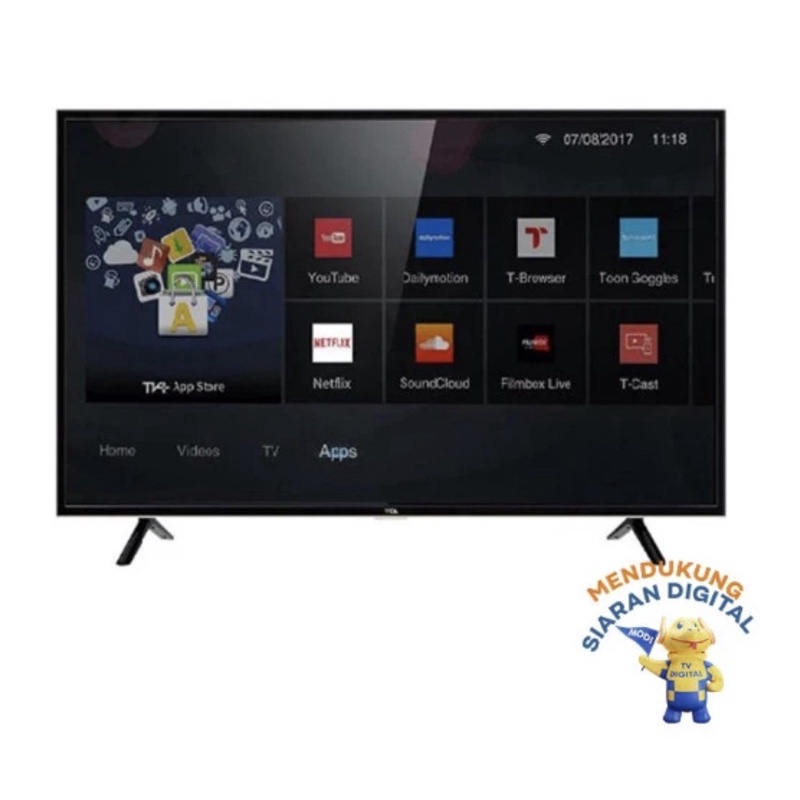 LED TV TCL 32 INCH 32A3+ SMART TV ANDROID 11 Garansi Resmi