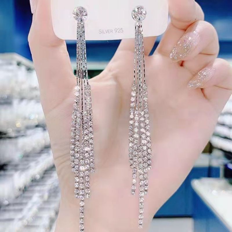 ANT-03 anting korea panjang rumbai party earrings anting pesta wanita EARJL