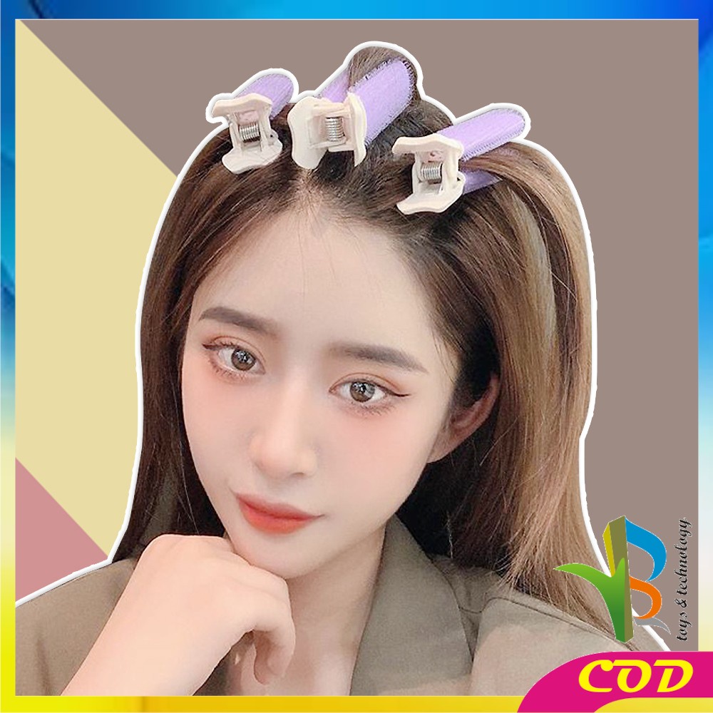 RB-C488 Jepit Roll Rambut 2IN1 Poni Bervolume Gaya Korea / Jepitan Sisir Gulungan Heatless / Hair Stylish Fashion Korea