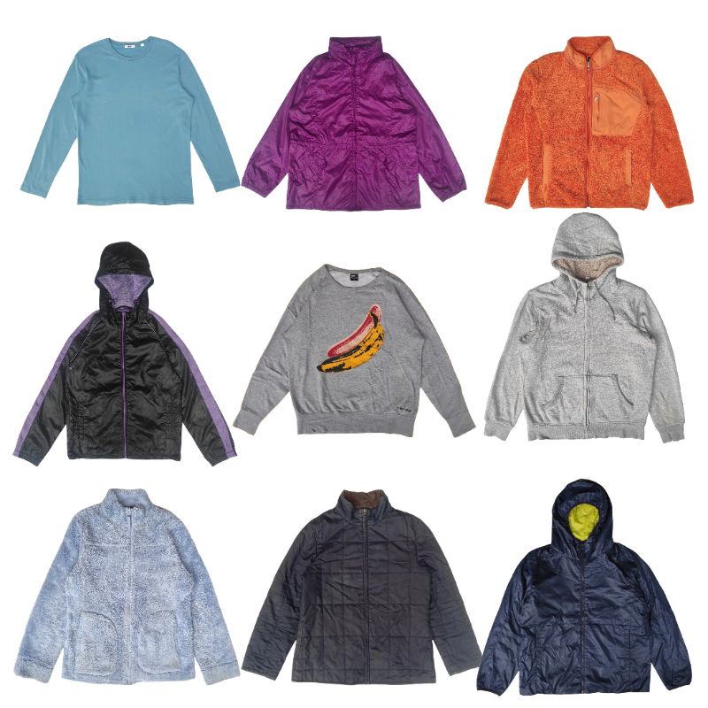 Uniqlo Second Original (Jaket uniqlo, Hoodie uniqlo, Crewneck uniqlo, Sweater uniqlo, Kaos uniqlo, J