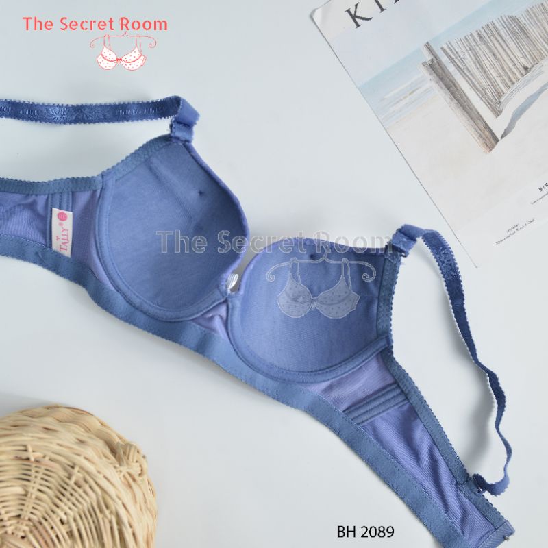 TALLY BRA BH 2089 I CUP B BESAR | ADA KAWAT | BUSA TIPIS I KAIT 3 I SIZE 36 - 42