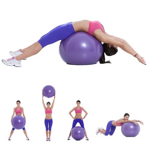 Gym Ball / Bola Fitness / Bola Yoga Diameter 55CM 65CM 75CM / GymBall Alat Fitness Pilates Ball Fitnes Senam Olahraga / Bola Ibu Hamil