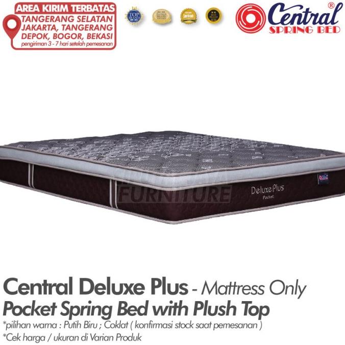 Central Deluxe Plus - Spring Bed - 160 x 200 cm