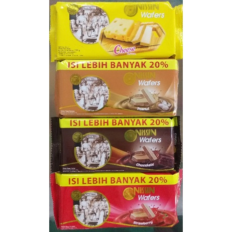 

KZ - nissin wafer 4 varian rasa 132g , 145g