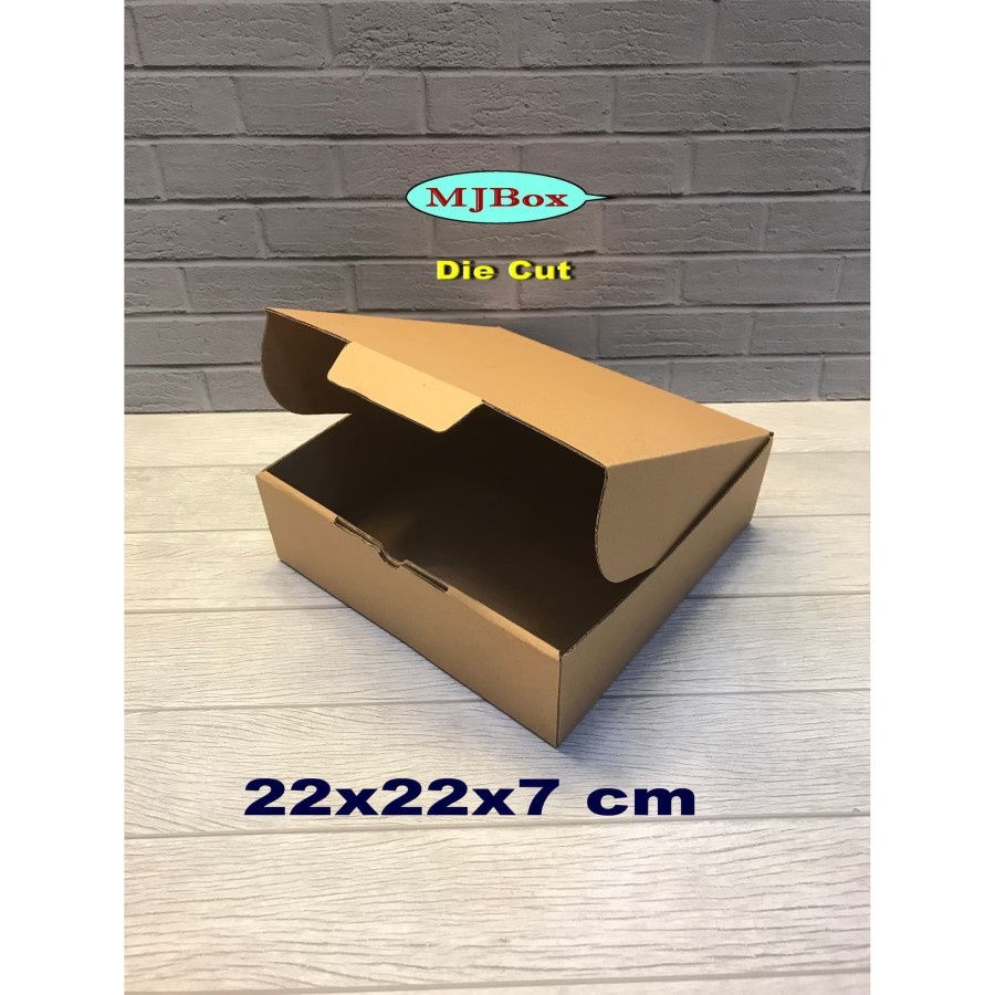 

Kardus uk. 22x22x7 cm....Die Cut karton box untuk Kotak Aksesoris