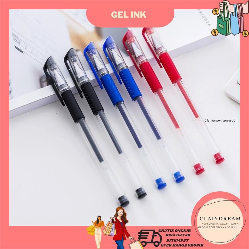 

CLAIYDREAM Gel Ink Pena 0.5 mm Alat Tulis Perlengkapan Sekolah