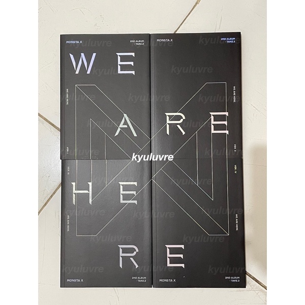 Monsta X We Are Here Album Only WAH changkyun jooheon shownu kihyun hyungwon minhyuk im triangle sta