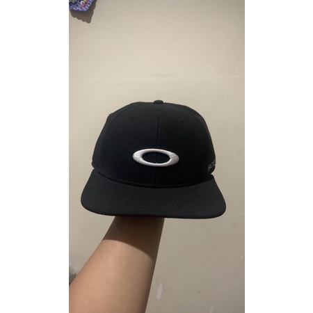 OAKLEY topi hitam factory lite NEW ORIGINAL 100%