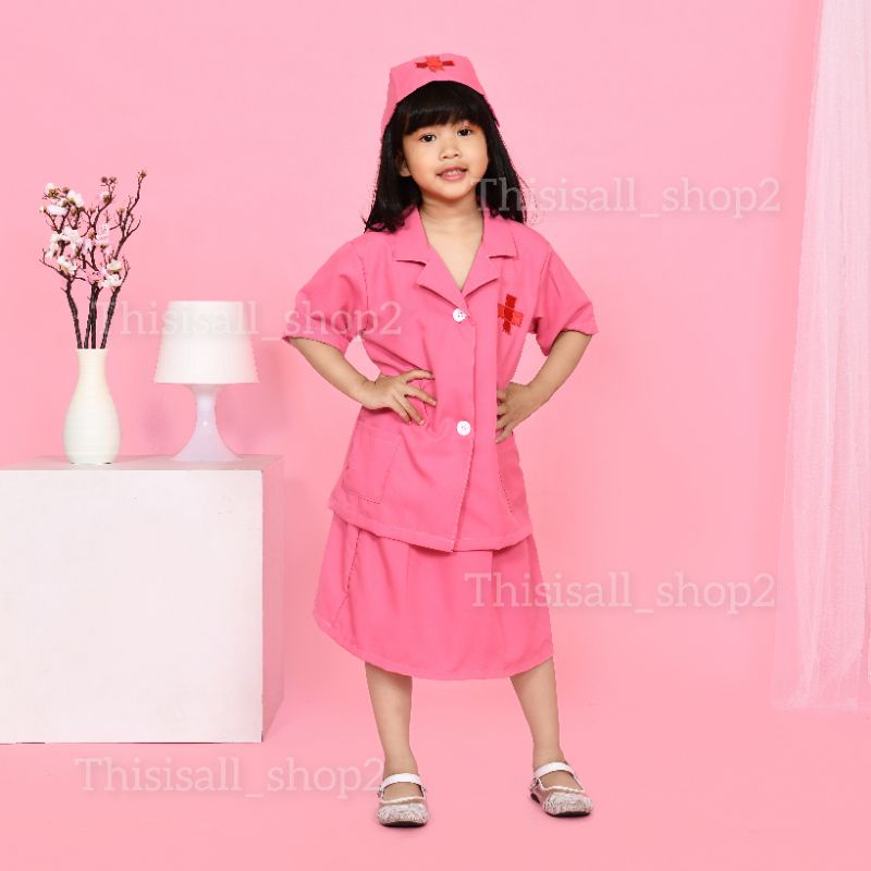 BAJU DOKTER CILIK / BAJU DOKTER / BAJU SUSTER / BAJU PERAWAT